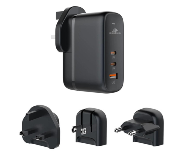 Spacetronik Ładowarka podróżna GaN 65W EU/US/UK SR101 - 1265892 - zdjęcie